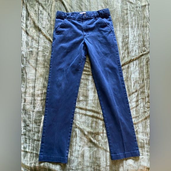 Blue Skinny Pants Size 14 Uniform Cat & Jack - Picture 1 of 5
